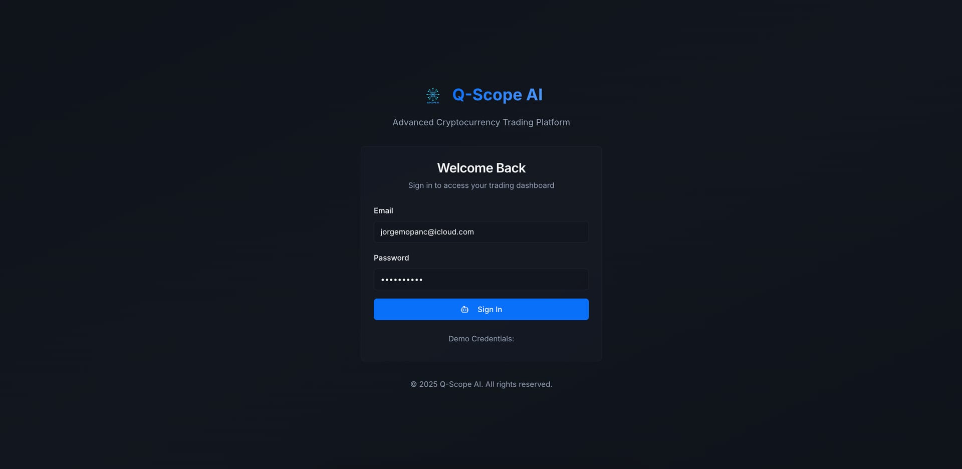 Q-scope AI Trading Platform